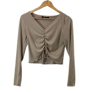 Y2K‎ YMI Cropped Long Sleeve